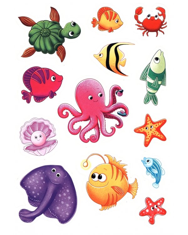 Первые картинки.Подводный мир