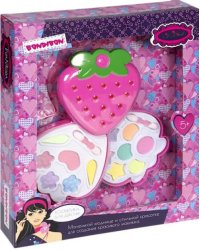Набор детской декоративной косметики. Косметичка-клубника