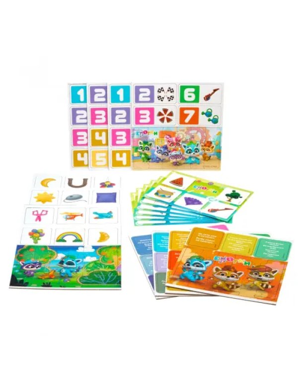 Енотки. Игровой набор 3 в 1. Лото, мемо, домино