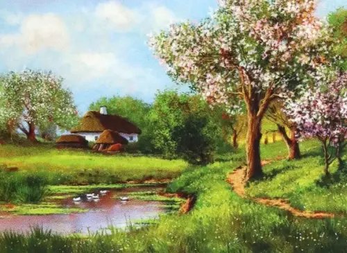 Алмазные узоры. Лето в деревне