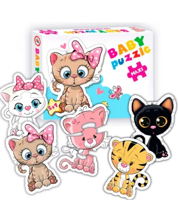 Baby Puzzle-12. Котята