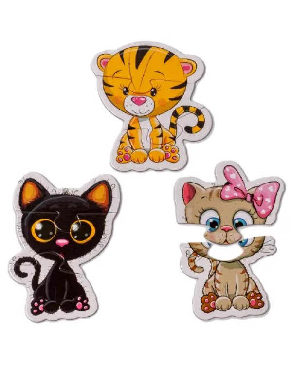 Baby Puzzle-12. Котята