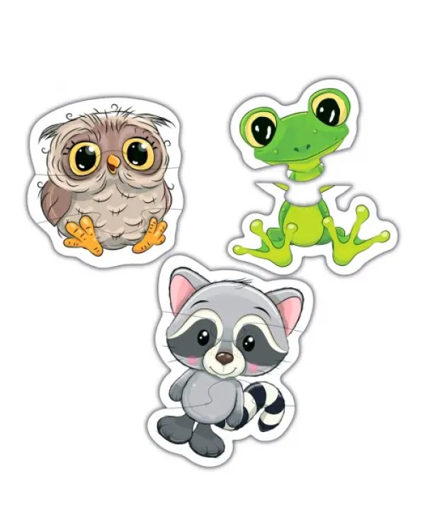 Baby Puzzle. Лесные животные