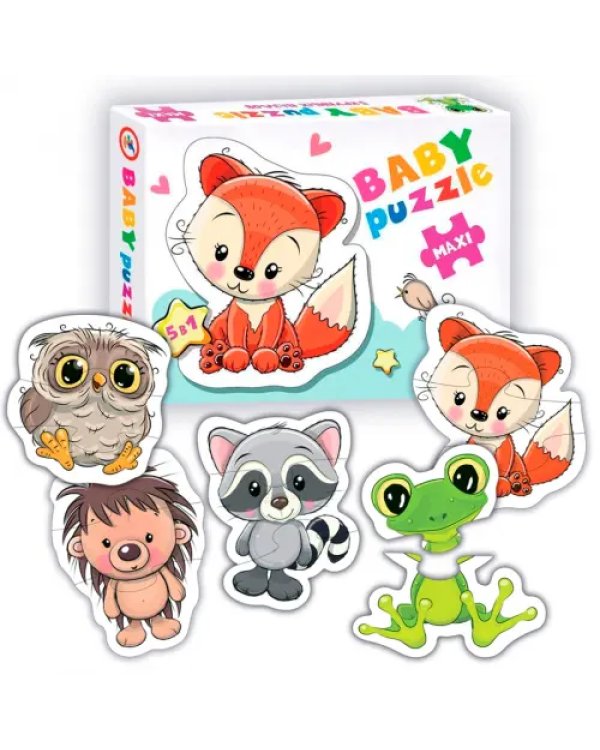 Baby Puzzle. Лесные животные