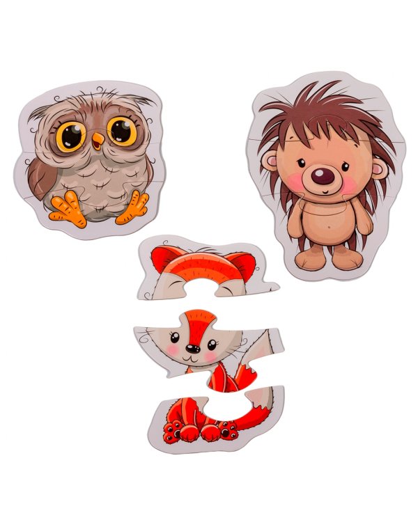 Baby Puzzle. Лесные животные