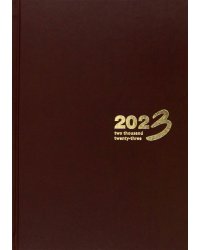 Ежедневник датированный на 2023 год Ideal New, 168 листов, А5, коричневый