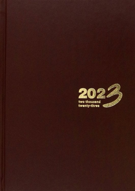 Обложка книги «Ежедневник датированный на 2023 год Ideal New, 168 листов, А5, коричневый»