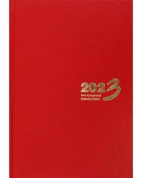 Ежедневник датированный на 2023 год Ideal New, 168 листов, А5, красный
