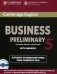 Cambridge English Business 5. Preliminary Self-study Pack. Student's Book with Answers and Audio CD