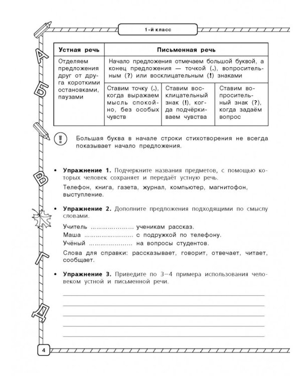 Русский язык. 1-4 классы. Весь курс начальной школы в схемах и таблицах. ФГОС