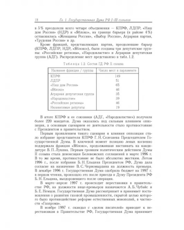 Влияние и структурная устойчивость в Российском парламенте (1905-1917 и 1993-2005 гг.)