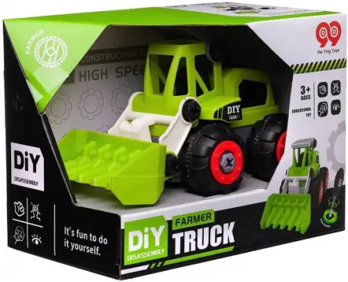 Машинка-конструктор. Собери сам. Трактор Машинка-конструктор. Собери сам. Трактор