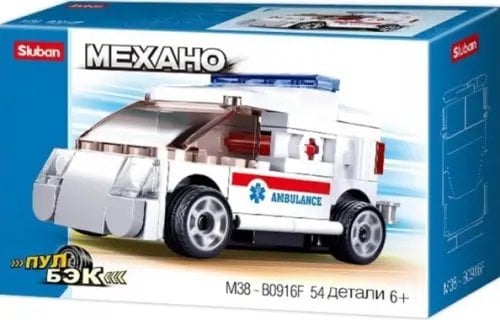 Конструктор Скорая помощь, 54 детали Конструктор Скорая помощь, 54 детали