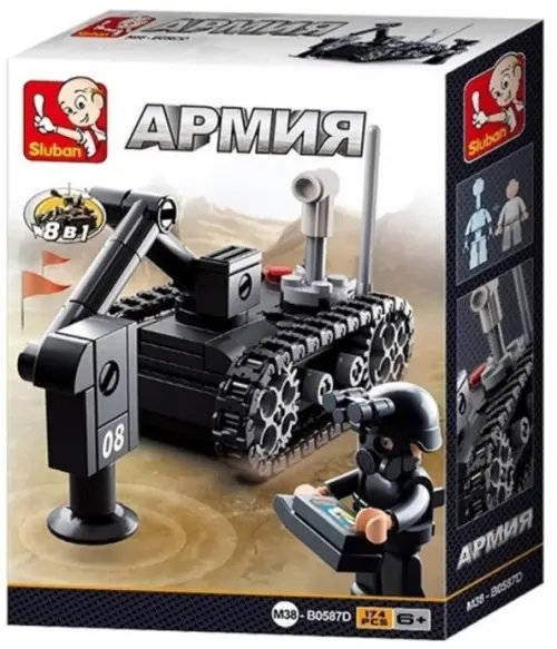 Конструктор Миноискатель, 174 детали