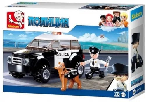 Конструктор Патрулирование города, 78 деталей Конструктор Патрулирование города, 78 деталей
