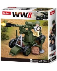 Конструктор Зенитная установка, 77 деталей