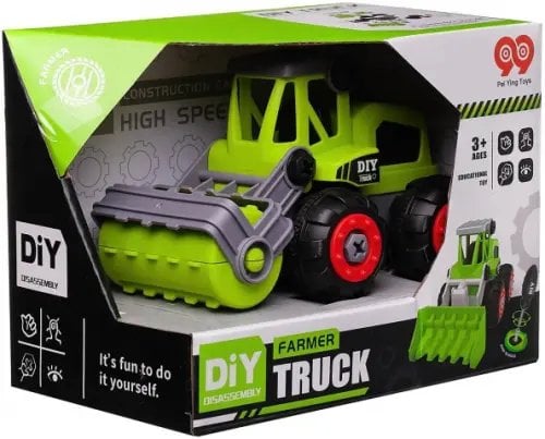 Машинка-конструктор. Собери сам. Каток Машинка-конструктор. Собери сам. Каток