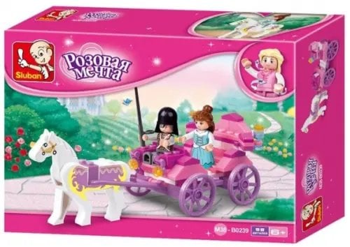 Конструктор Принцесса в карете, 99 деталей Конструктор Принцесса в карете, 99 деталей