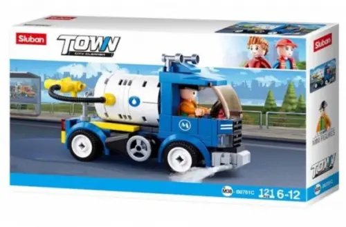 Конструктор Поливочный водовоз, 121 деталей Конструктор Поливочный водовоз, 121 деталей