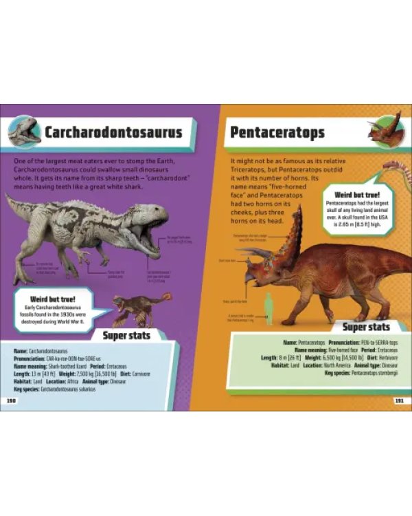 Дополнительное изображение книги «Dinosaur Ultimate Handbook. The Need-To-Know Facts and Stats on Over 150 Different Species»
