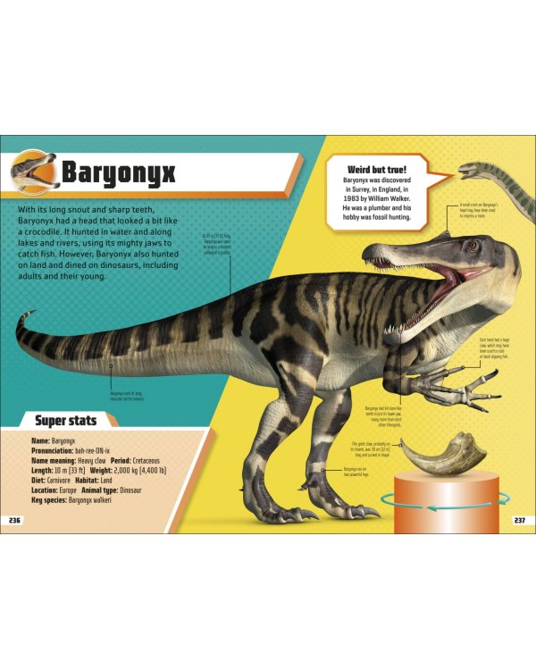 Дополнительное изображение книги «Dinosaur Ultimate Handbook. The Need-To-Know Facts and Stats on Over 150 Different Species»