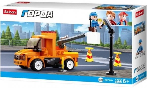 Конструктор Город. Ремонт электросети, 122 детали
