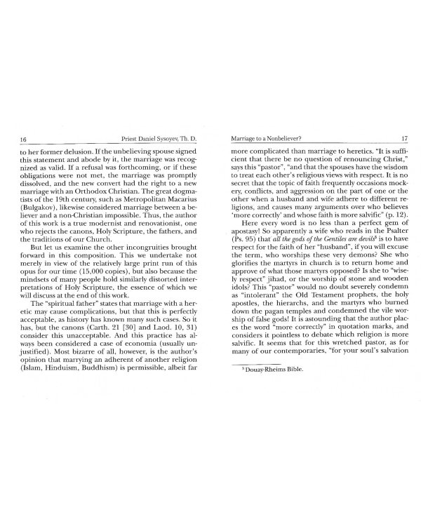 Marriage to a Nonbeliever? На английском языке