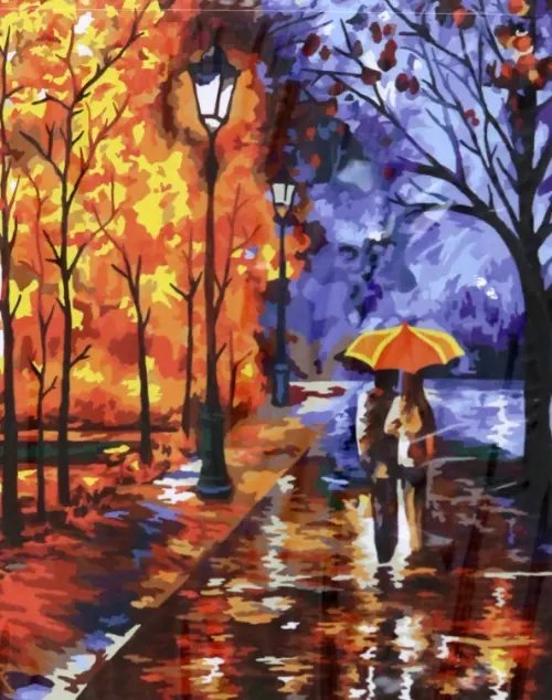 Рисование по номерам на холсте "Русская живопись" Рисование по номерам Тёплая встреча