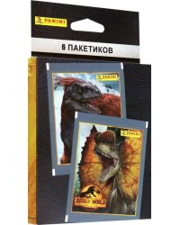 Блистер с наклейками. Jurassic World Movie 3. Мир юрского периода 3. 6 пакетиков по 5 наклеек