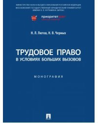 Трудовое право в условиях больших вызовов. Монография