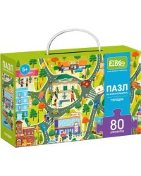 Пазл на внимательность Городок, 80 элементов
