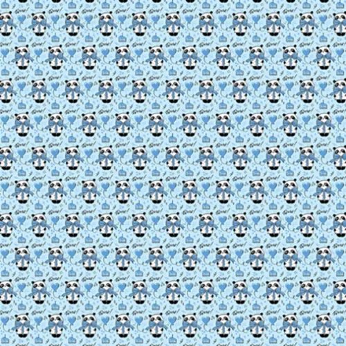 Упаковочная бумага PandaGift_Blue