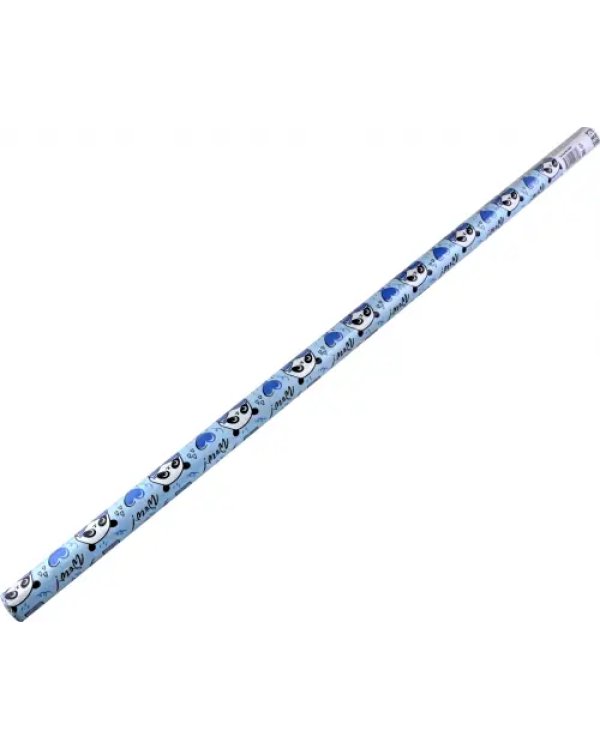 Упаковочная бумага PandaGift_Blue