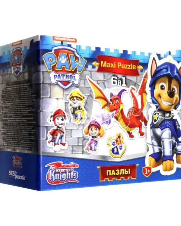 Puzzle 6в1 Щенячий патруль