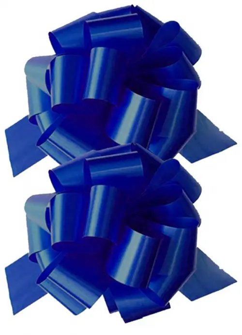 Банты Набор для оформления. Декоративный бант, синий, 2 штуки