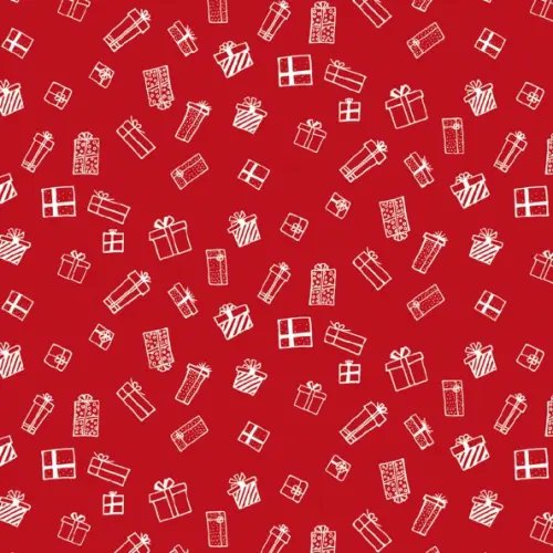 Бумага упаковочная односторонняя Подарки Бумага упаковочная односторонняя Подарки