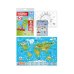 Игра-бродилка Кругосветное путешествие. Весёлая игра, раскраска, наклейки