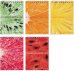 Обложка книги «Блокнот Exotic Fruits, 40 листов, А6, клетка, в ассортименте»