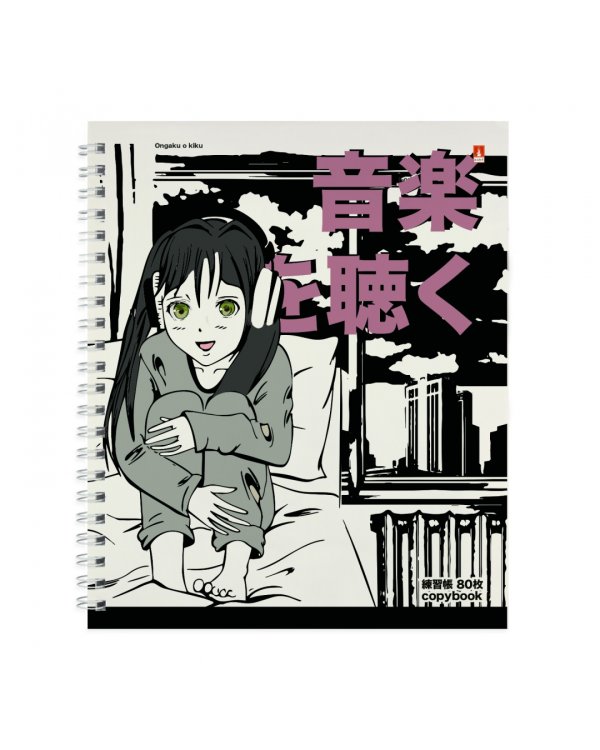 Дополнительное изображение книги «Тетрадь Manga Anime. City, 80 листов, клетка, А5+, в ассортименте»
