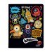 Тетрадь Crazy Monsters, 48 листов, клетка, А5, в ассортименте