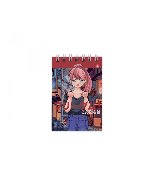Дополнительное изображение книги «Блокнот Anime. Freedom, 40 листов, клетка, А7, в ассортименте»