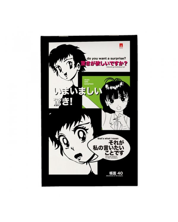 Дополнительное изображение книги «Блокнот Manga Anime, 40 листов , клетка, А5, в ассортименте»