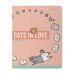 Дополнительное изображение книги «Тетрадь Cats in Love, 48 листов, клетка, А5, в ассортименте»