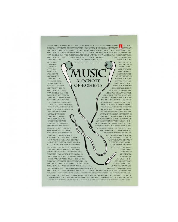 Дополнительное изображение книги «Блокнот Soundmania, 40 листов, клетка, А5, в ассортименте»