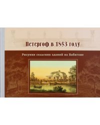Петергоф в 1853 году. Рисунки сельских зданий на Бабигоне