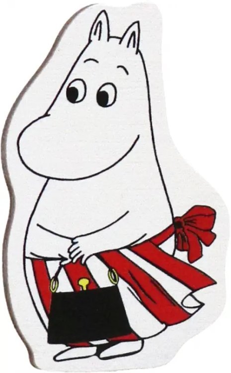 Деревянный значок Муми-мама