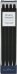 Набор шариковых ручек SlimClick. Black, синих, 4 штуки