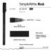 Набор гелевых ручек SimpleWrite. Black, черных, 4 штуки