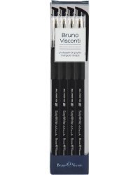 Набор шариковых ручек EasyWrite. Black, черных, 4 штуки