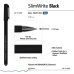 Набор шариковых ручек SlimWrite. Black, синих, 4 штуки